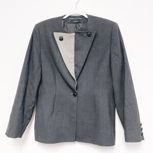 Vintage Herbert Grossman By Simonelli Gray Blazer